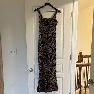 Leopard Print Jumpsuit